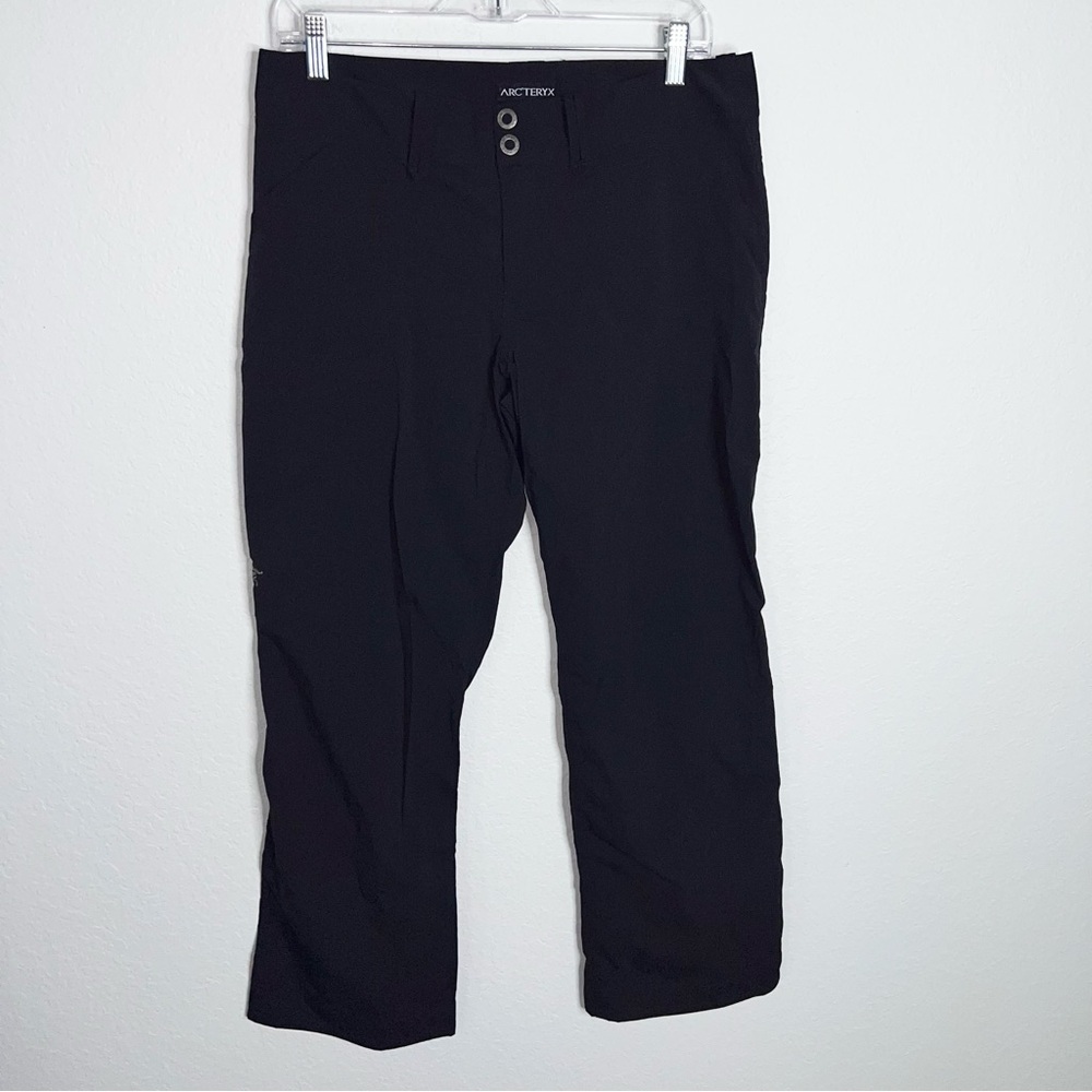 Arcteryx Parapet Trail Pants Women's Size 8 Black Hiking Outdoors Gorpcore B4